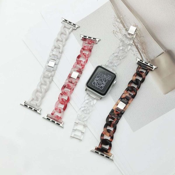 

suitable for strap, small fragrance transparent resin and denim chain, Black;brown
