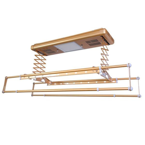 

hangers & racks nordic simple multi-function electric drying rack home small apartment remote control smart lifting aluminum alloy hanging t