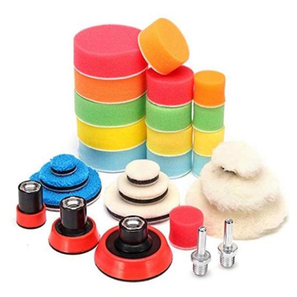 

towel 1set car beauty waxing pad auto polishing sponage maintenance for care b7y2