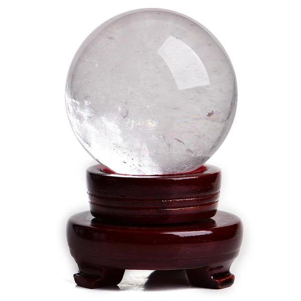 

decorative objects & figurines natural white quartz crystal ball to heal