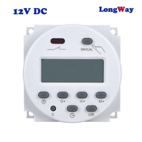 

timers timer switch big lcd 1.6 inch digital 24v dc daily weekly program ul listed relay inside and countdown time function