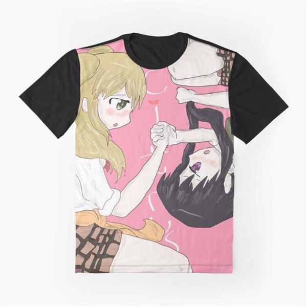 

men's t-shirts soshirl yuzu x mei t shirt fashion funny summer t-shirt anime citrus sweet hip hop streetwear harajuku no bully shirts, White;black