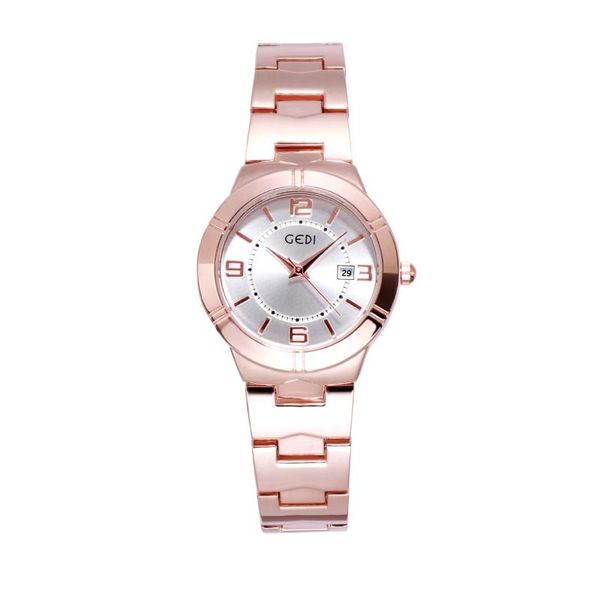 

wristwatches clock explosion calendar female form simple waterproof strip ladies wrist watches luxury relojes para, Slivery;brown