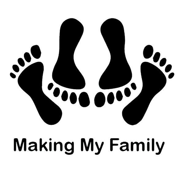 

17*14.1cm Making family Car Stickers Vinyl Sticker Funny Personality Stickers Motorcycle SUVs Bumper Laptop Car Styling, Color