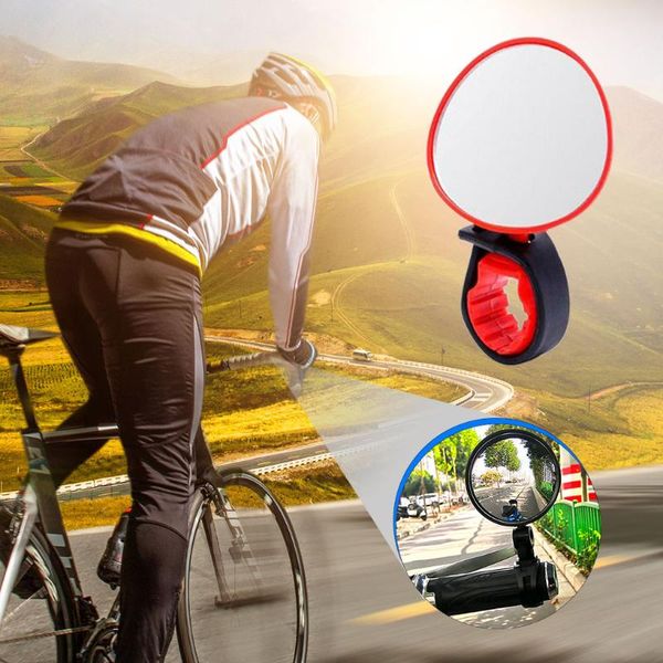 

bike groupsets rearview mirror convex handlebar mounted cycling observation tool
