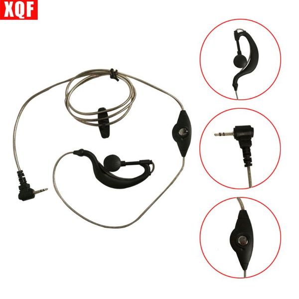 

walkie talkie xqf 10pcs 2.5mm aluminum foil earpiece earphone headset compatible for motorola t4800, t4900, t5000, t5100