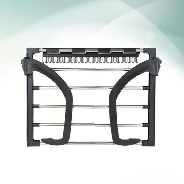 

hangers & racks stainless steel balcony drying shoe rack multi-function folding window diaper laundry clothes dryer portable indoor