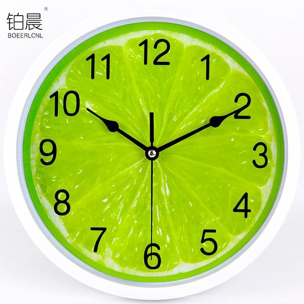 

creative wall clock modern design simple rustic green european style kitchen zegar scienny home decoration 60wc clocks