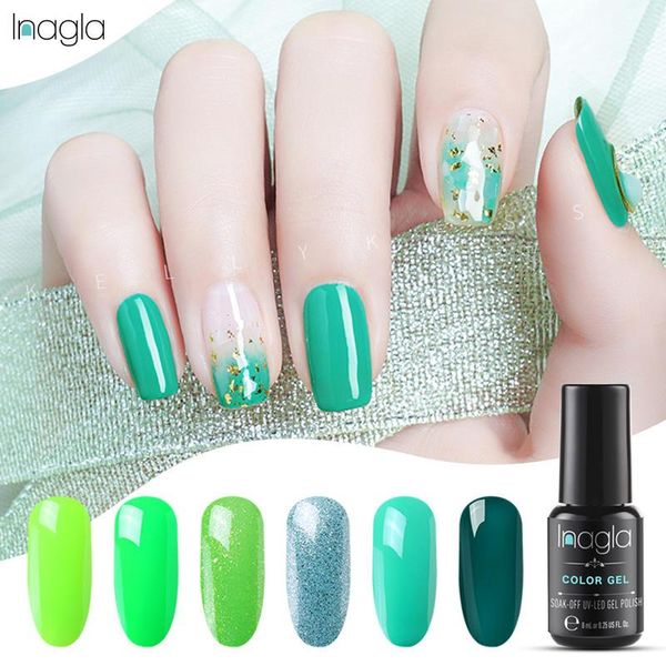 

nail art kits (6pcs) inagla gel polish set 8ml kit uv for varnish manicure