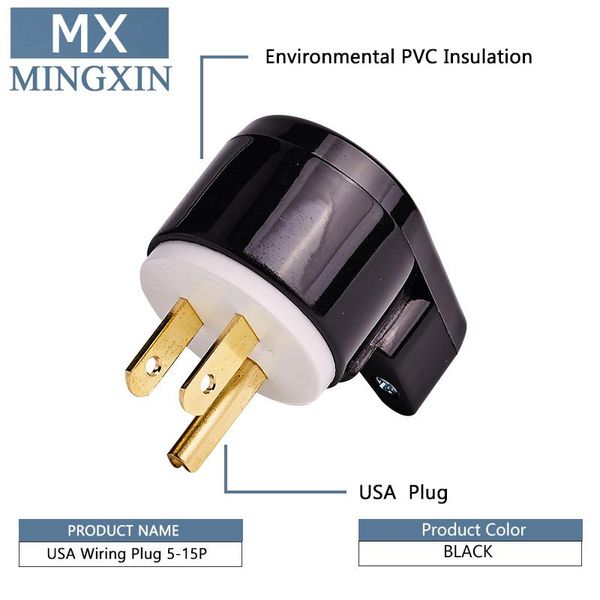 

smart power plugs nema 5-15 p rotating 360 degrees elbowdiy 3pin rewirable plug ac ul us usa japan diy