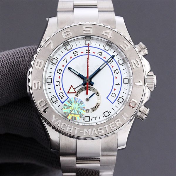 

jf men's watch diameter 44mm with asia7750 automatic timing bidirectional 90 turn bezel sapphire crystal mirror, Slivery;brown