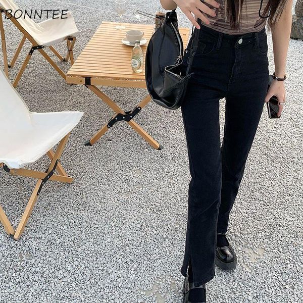 

women's jeans women straight skinny ankle length all-match simple summer ulzzang female daily college leisure chic ins trouser, Blue