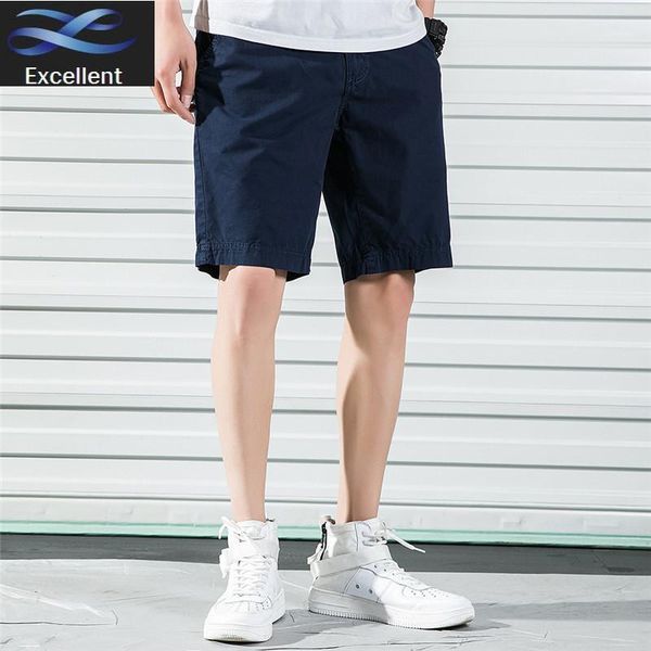 

summer 2021 men with cotton casual outdoor brand zipper shorts knee length large size style streetwear mens men's, White;black