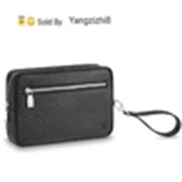 

yangzizhi8 real m33424 kasai clutch men classic black 2019 caviar lambskin chain flap bag long chain wallets key card holders purse clutches, Black;red