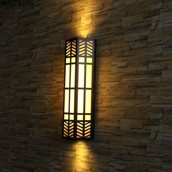

wall lamp led waterproof garden light vintage outdoor mounted surface lamps