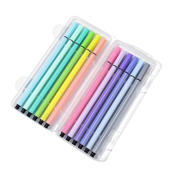 

6 angle pull tube soft light signature pen