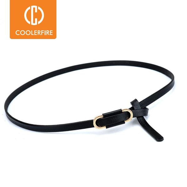 

belts fashion dress matching women slim thin for casual waistband genuine leather strapld072, Black;brown