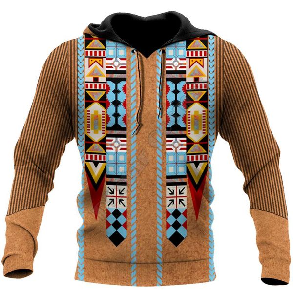 

men's hoodies & sweatshirts premium native culture 3d printed sweatshirt zipper women for men pullover streetwear cosplay costumes 09, Black
