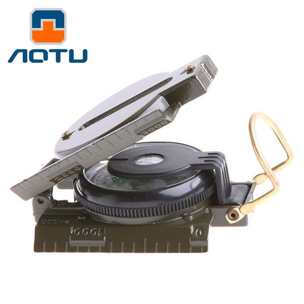 

outdoor camping compasses aluminum pointer portable precision soldier compass handheld type gadgets