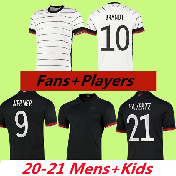 

fans player version 2021 germany soccer jerseys gundogan gnabry werner kroos 21 22 kimmich football shirt set goretzka can havertz muller me, Black;yellow