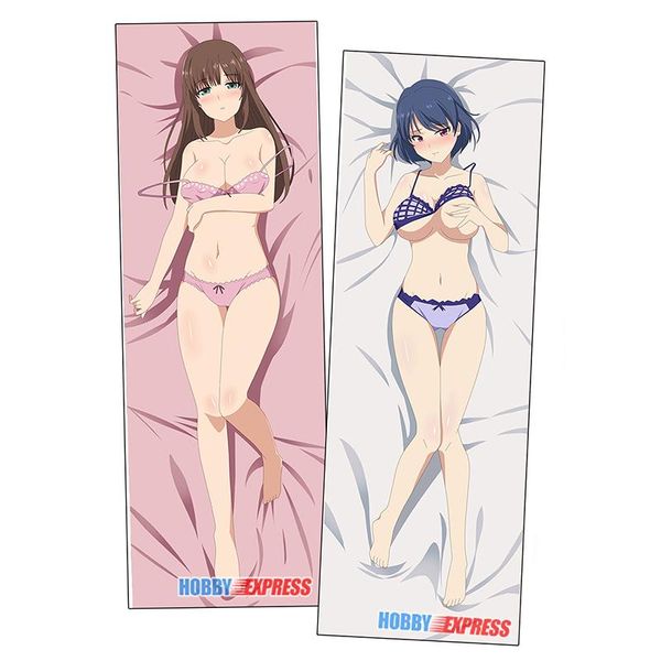 

pillow case hobby express anime dakimakura japanese otaku waifu hugging body cover hina fujii and rui tachibana adp20539