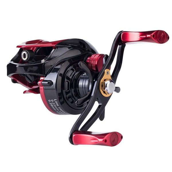 

distant wheel speed baitcasting fishing reels lure fish 10 ball bearings 6.6:1 reel coils pesca de carretilha