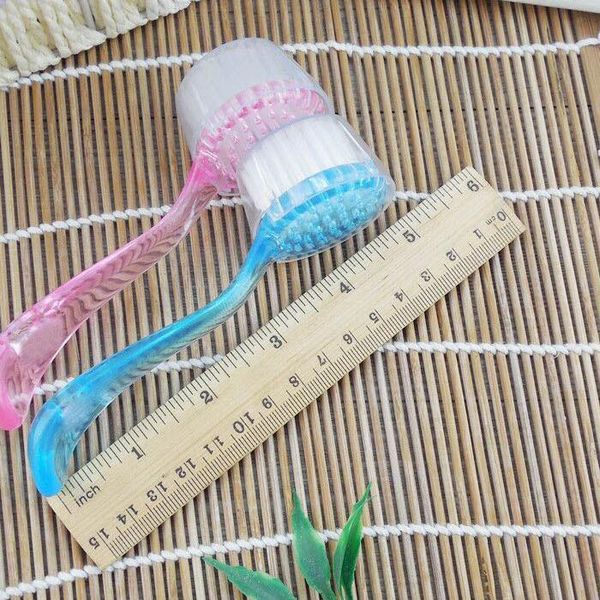 

bath brushes, sponges & scrubbers soft bristle facial brush scrub exfoliating face skin care cleaning wash brushes hh88