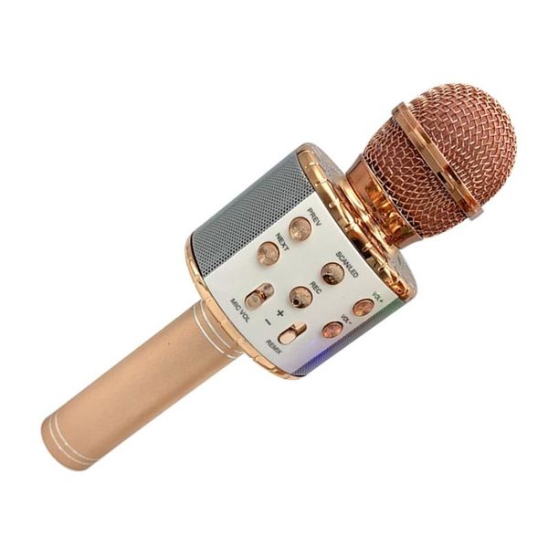 

karaoke microphone for kids adults, wireless 4 in 1 handheld 270b microphones