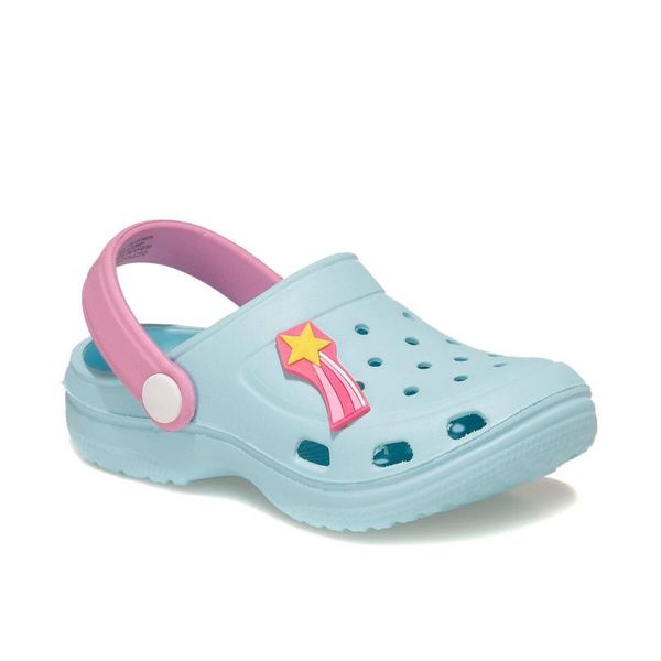 

slipper frog x 1fx blue girl child marine boots, Black;grey