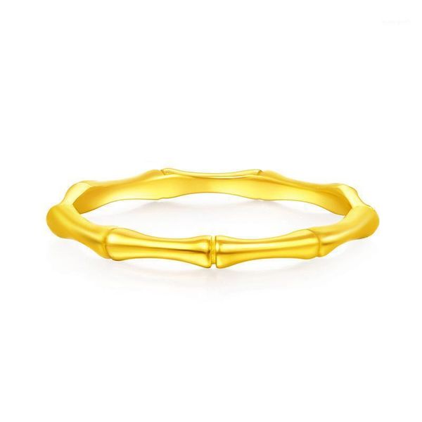 

wedding rings vintage personality bamboo golden ring women's simple yellow gold couple outer banks party nations jewelry1, Slivery;golden