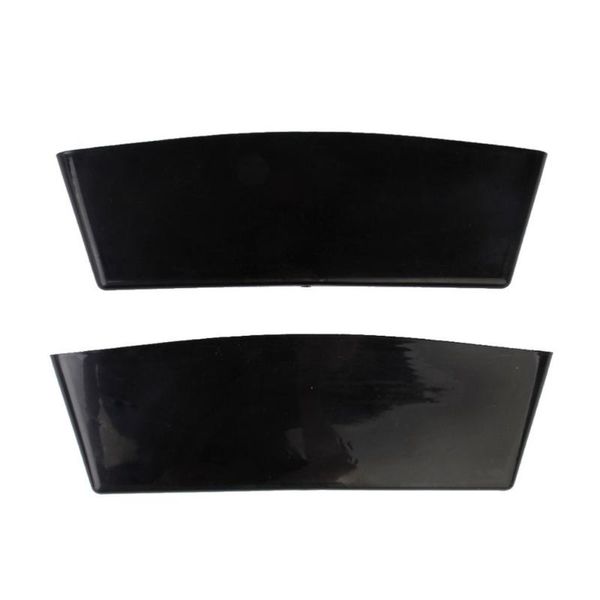 

car organizer 2pcs seat side gap filler storage pocket for small gadgets (black)