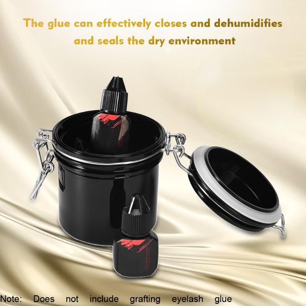 

eyelash glue bottle seal storage container grafting tank moisture proof oxidation prevention makeup tool bottles & jars