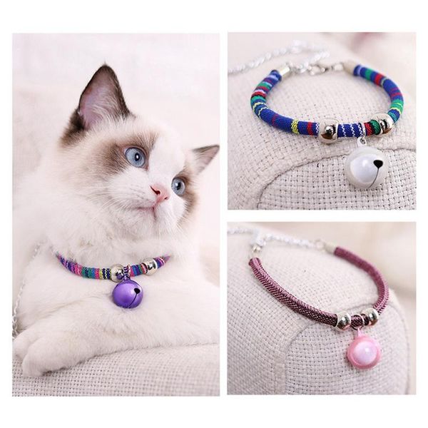 

cat collars & leads handmade pet bell dog necklace copper teddy national wind collar jewelry