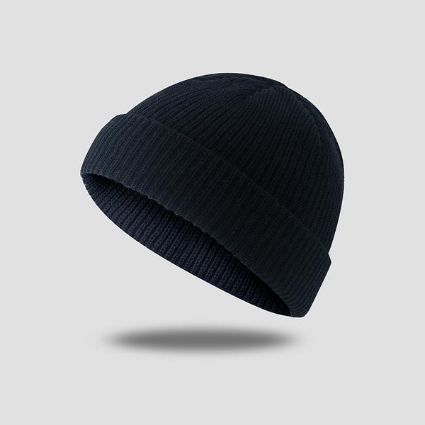 

beanies winter retro hat beanie dome keep warm short wool skullies knitted for women solid fashion soft korean
