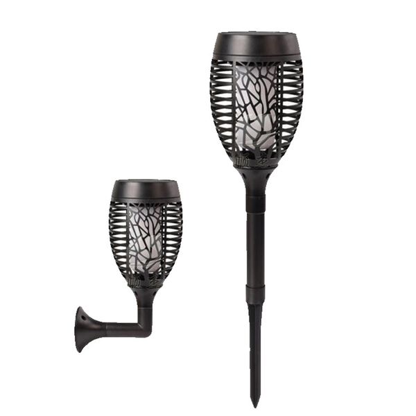 

outdoor lawn garden torch led solar flame lamp