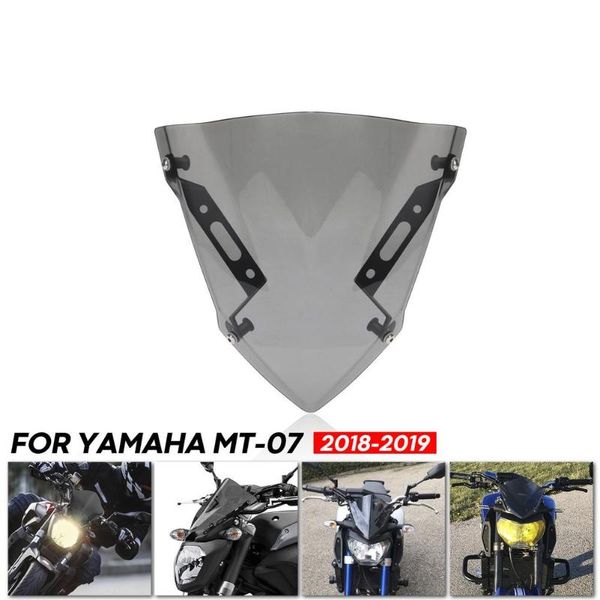 

motorcycle windshield durable modified front reinforced plastic shield for mt07 fz07mt0914-20 creative accessories