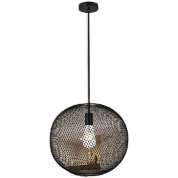 

pendant lamps french retro industrial style barbed wire mesh chandelier personality creative clothing store cafe decorative