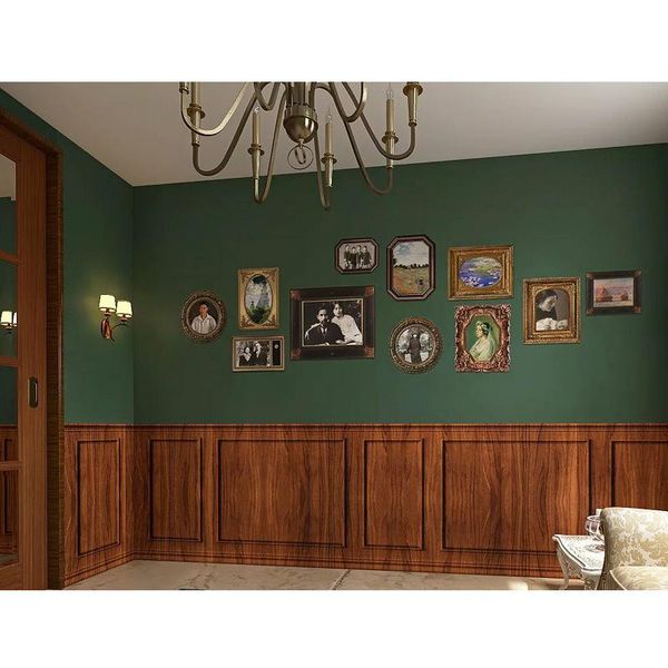 

3d retro and nostalgic wood grain background wall wallpaper of the republic china style po studio papel de parede wallpapers