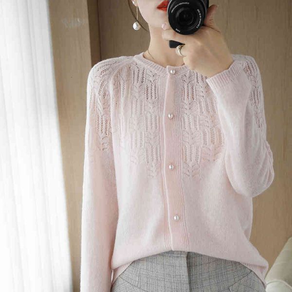 

women's sweaters female cardigan for autumn 100%, cashmere mesh sweater with a round collar, women's jacket long sleeves jrxi, White;black