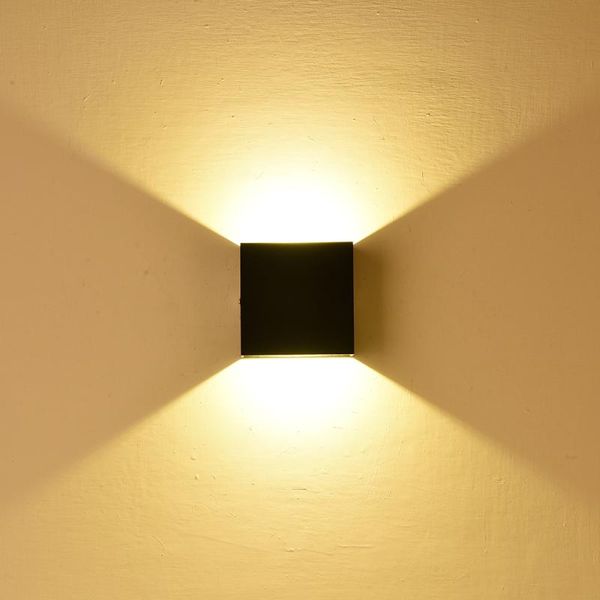 

wall lamps 6w led lamp modern light fixture indoor square for home bedroom bedside living room garden porch
