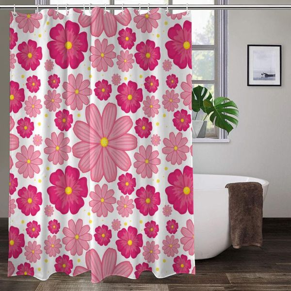 

natural high mountain landscape shower curtain air balloon romance turkey bathroom decor waterfall summer scenery curtains