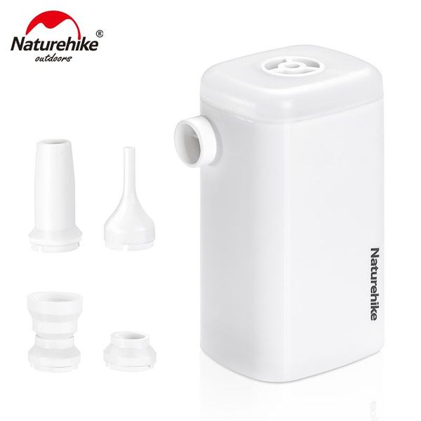 

outdoor pads naturehike 3-in-1 power bank inflator led light lamp multifunctional mini air pump lighting usb charging blower