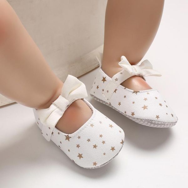 

first walkers toddler girl crib shoes born baby girls boys bowknot soft sole dot print casual infant bottom