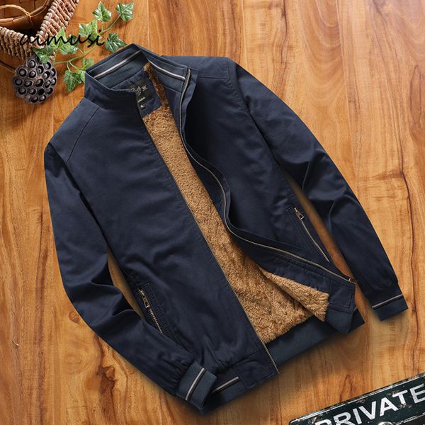

dimusi fce ets pilot bomber et warm male fashion baseball hip hop slim fit thermal coats mens clothing, Black;brown