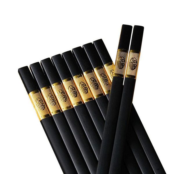 

chopsticks 10 pairs of non-slip high temperature resistant alloy sushi kitchen tableware