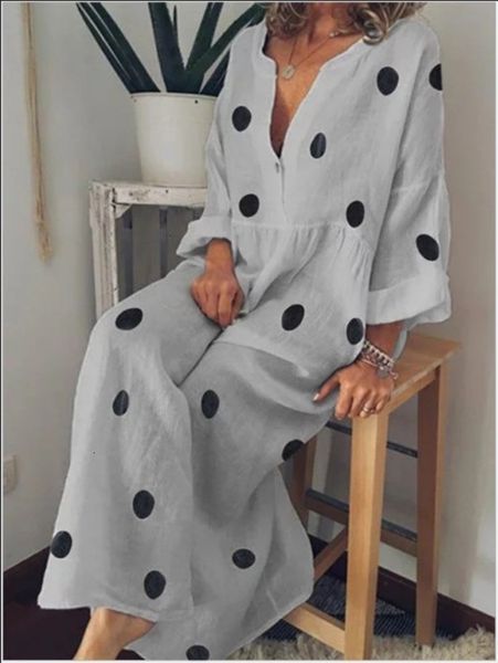 

women's casual dresses fashion maxi bohemian print dress, Black;gray