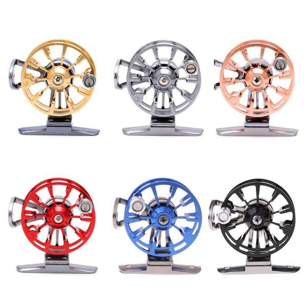 

full metal ultra-light former ice fishing reels wheel reel aluminum baitcasting