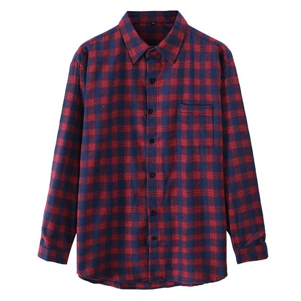 

men's casual shirts men 's loose plaid shirt jacket student long sleeve spring and autumn color matching male, White;black
