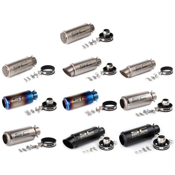 

51mm/60mm motorcycle pipe exhaust muffler a2uc manifold & parts