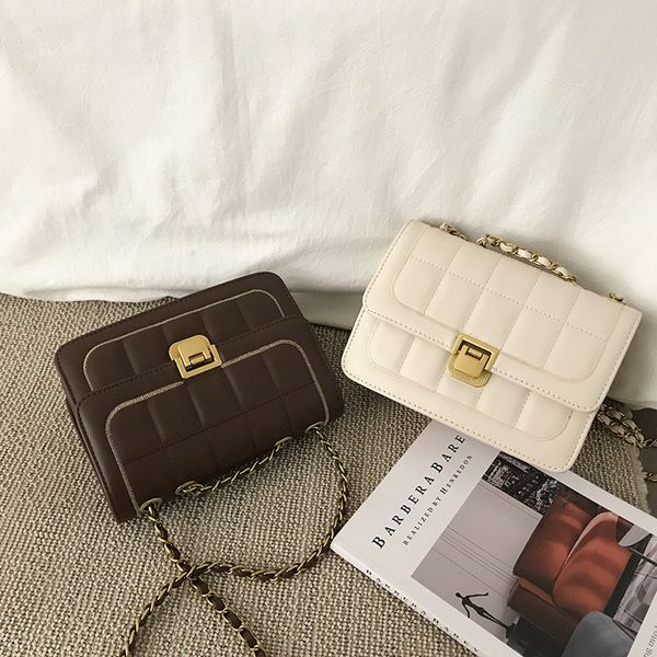 

2021 pu horizontal white flip shoulder fashion zipper dinner women's bag
